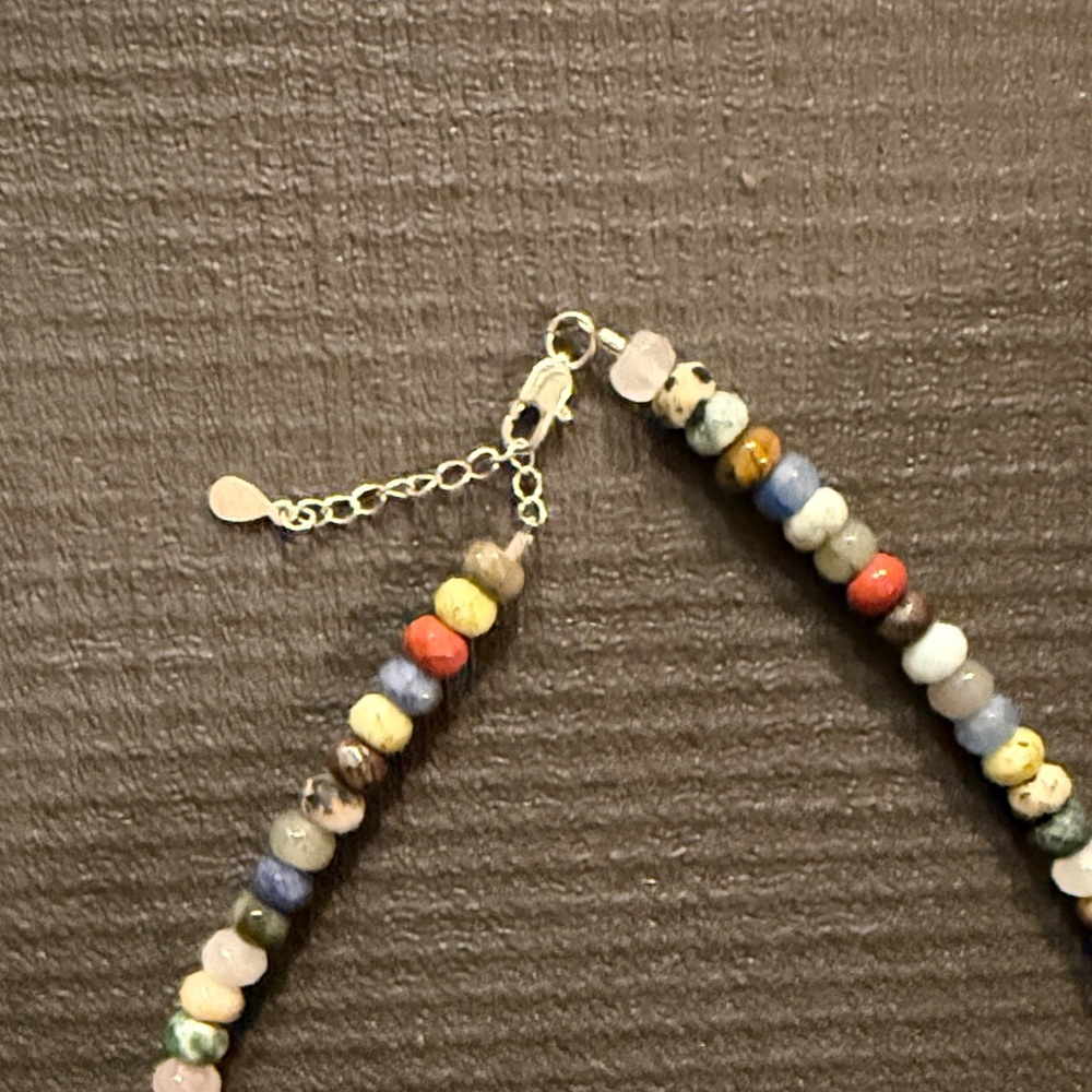 Multicolor Beaded Necklace - Picture 2 of 2